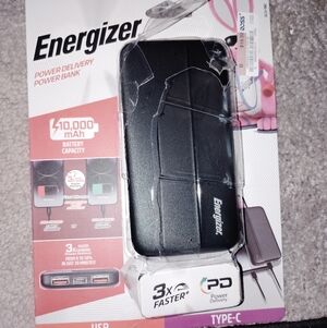 10,000mAh Black Power Bank with Power Delivery (Type-C)